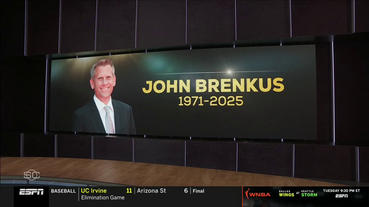 John Brenkus, the co-creator and host of ESPN's Sports Science, has died at the age of 54, Brinx TV announced in a statement Sunday.
