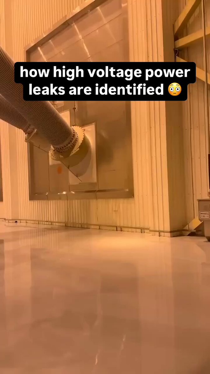 How high voltage power leaks are identified.