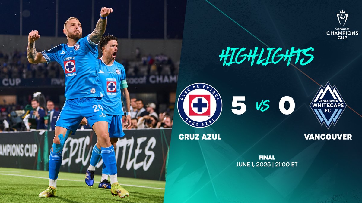 Cruz Azul 🆚 Vancouver Whitecaps Relive the key moments of the 2025 #ChampionsCup Final ▶️