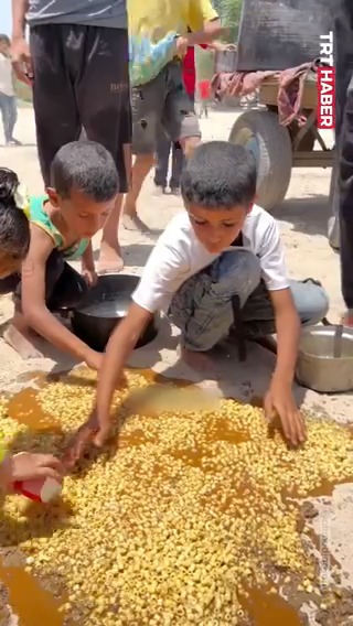 Yıl 2025. Gazze'deki çocuklar, tüm dünyanın gözü önünde açlıkla mücadele ediyor.