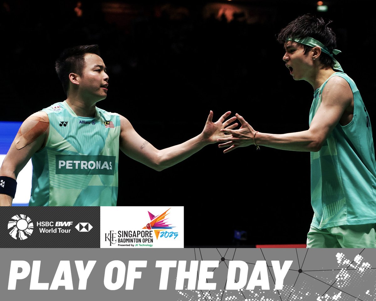 Fantastic badminton! HSBC Sport #HSBCbadminton #BWFWorldTour #SingaporeOpen2025