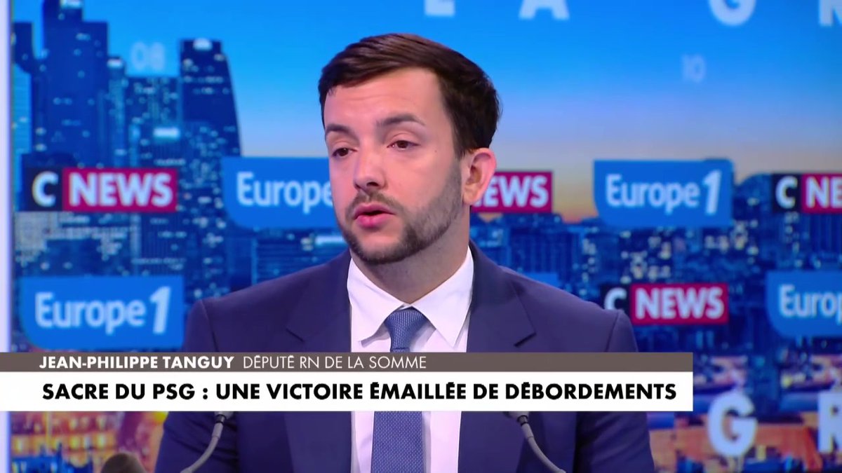 "Pourquoi ce système macroniste a pu protéger les touristes étrangers et la capitale pendant les JO et ne pas protéger les Françaises et les Français au quotidien ? C'est parce qu'ils ne le veulent pas !" estime Jean-Philippe Tanguy Ⓜ️ #LaGrandeITW #Europe1