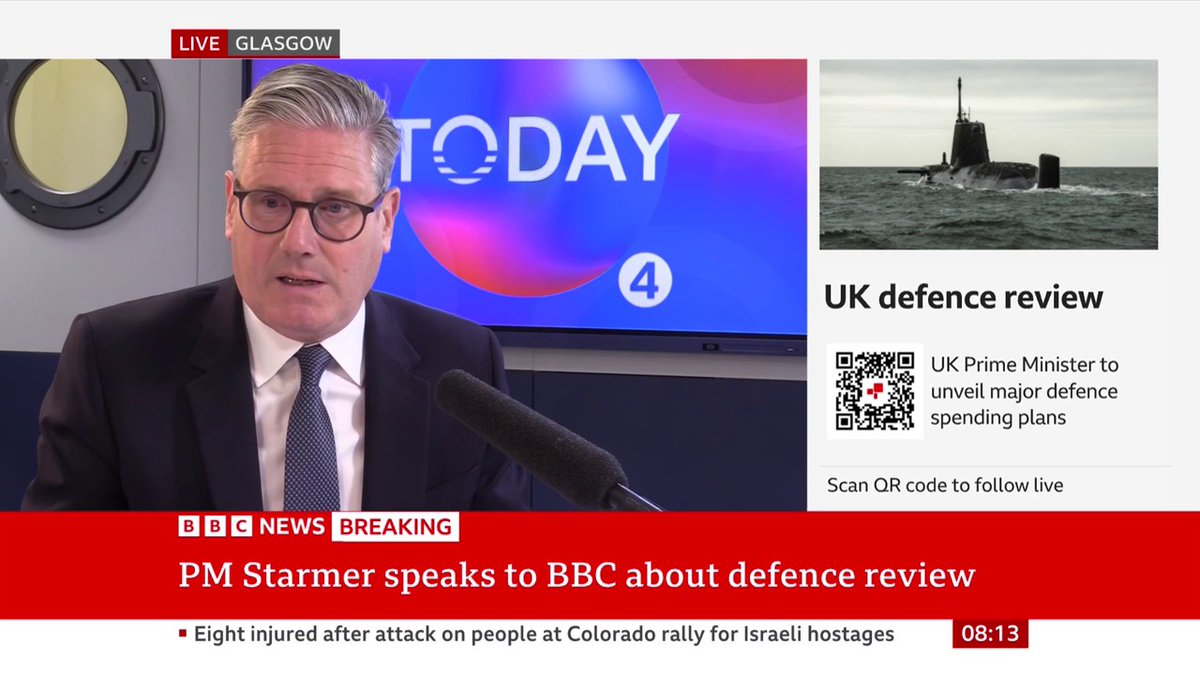 "We cannot ignore the threat that Russia poses," PM Keir Starmer tells BBC Follow live: