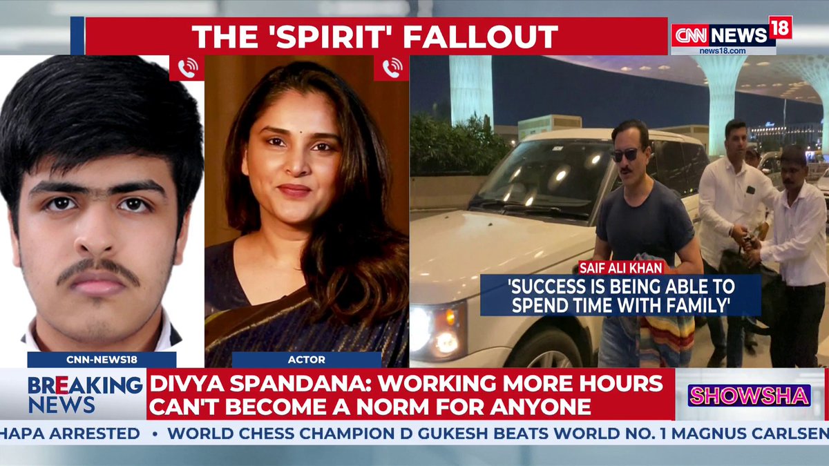 Deepika needn't even give the justification that she is a new mother..: Actress Divya Spandana reacts to work-life balance debate in the film industry Kannada actress, slams patronizing mindset. Listen in Sudath Bharadwaj Harish Upadhya