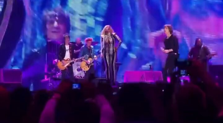 The day Lady Gaga performed with The Rolling Stones one of the greatest songs of all time