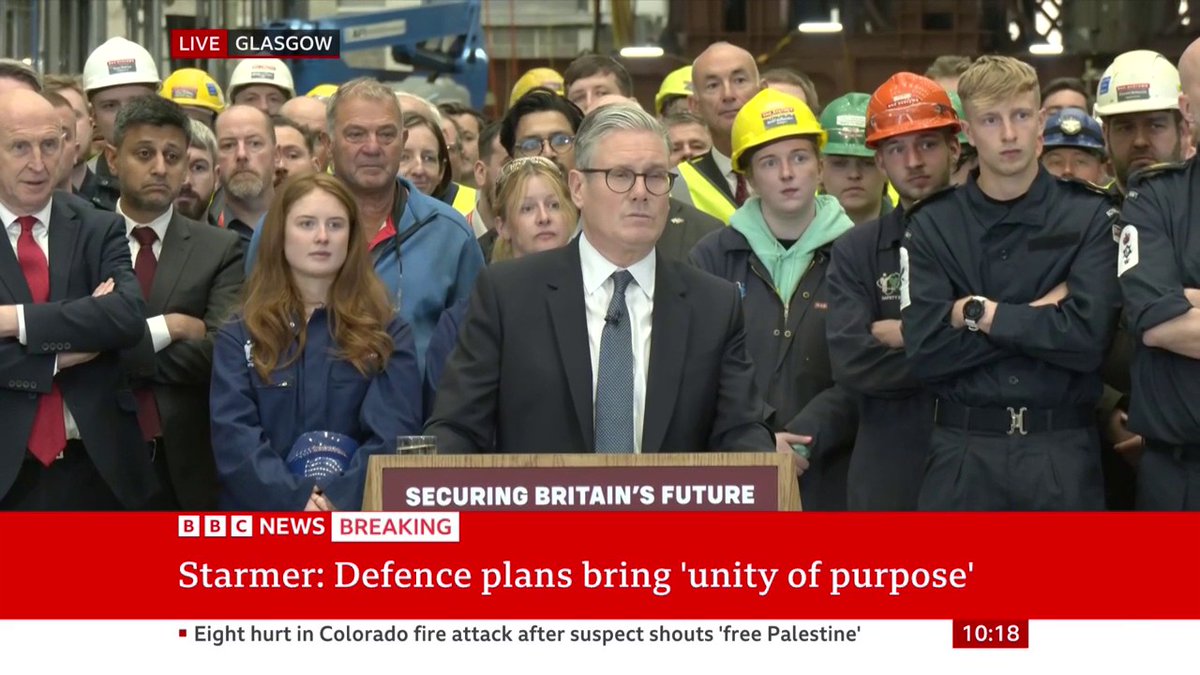 "Can you unequivocally say today that this [defence spending] will definitely be delivered?" Chris Mason asks Keir Starmer "Yes I can," the PM says Follow live: