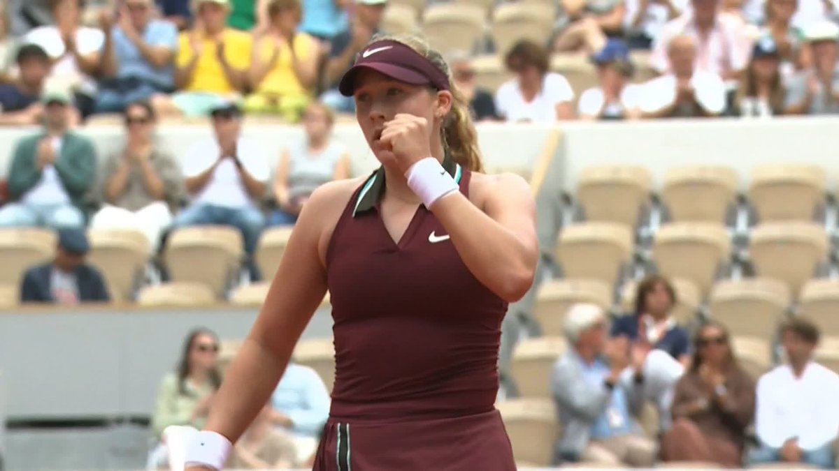Mirra magic ✨ #RolandGarros