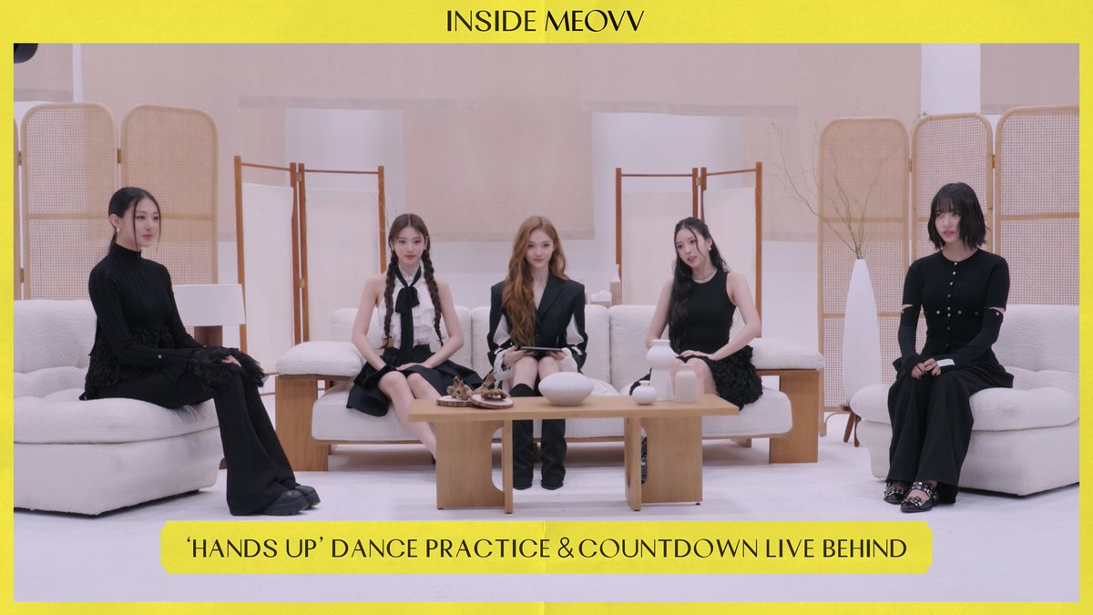 INSIDE MEOVV | 'HANDS UP' DANCE PRACTICE &amp; COUNTDOWN LIVE BEHIND 🔗 #MEOVV #미야오 #HANDSUP #MEOVV_HANDSUP #MYEYESOPENVVIDE #THEBLACKLABEL #더블랙레이블