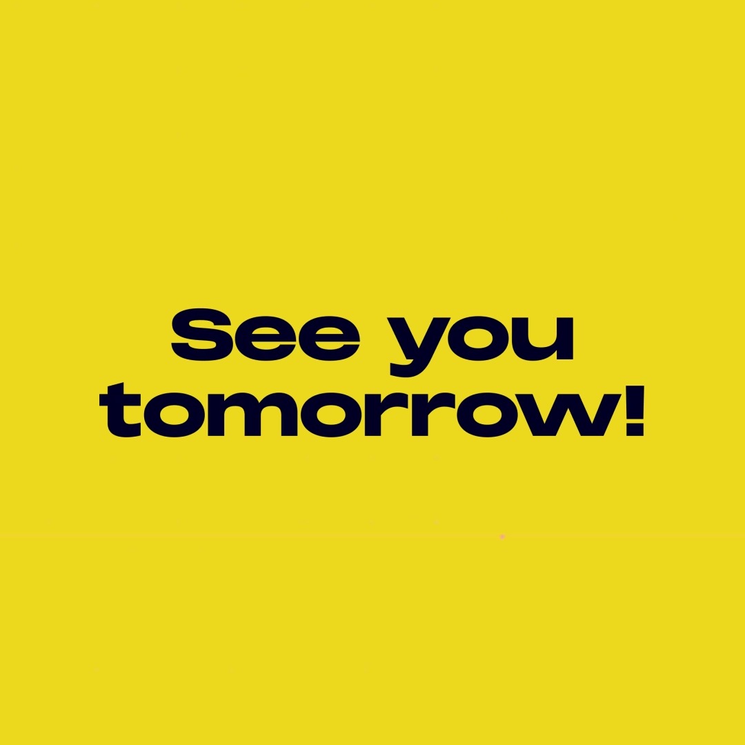 See you tomorrow! #WorldComputerSummit