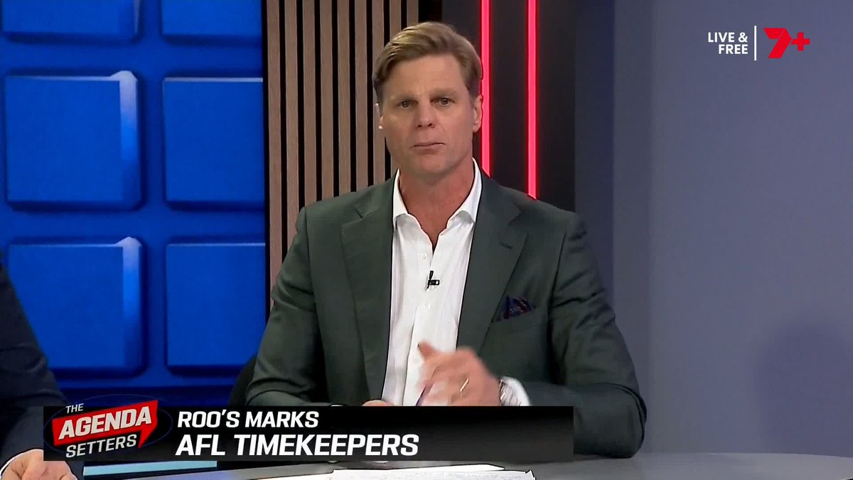 "Fix it AFL, it is going to bite you on the a** big time." Nick Riewoldt on AFL timekeepers following a controversial score review on Sunday night 👇