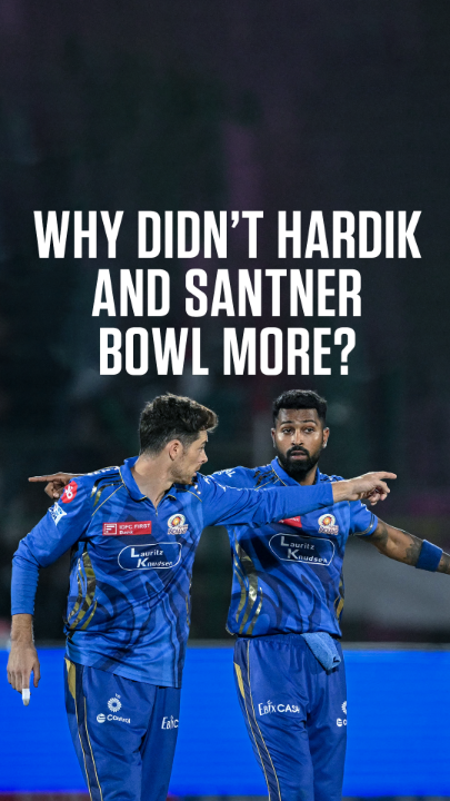 Why didn't Hardik and Santner bowl their 4 overs? The #TimeOut panel are confused 😕