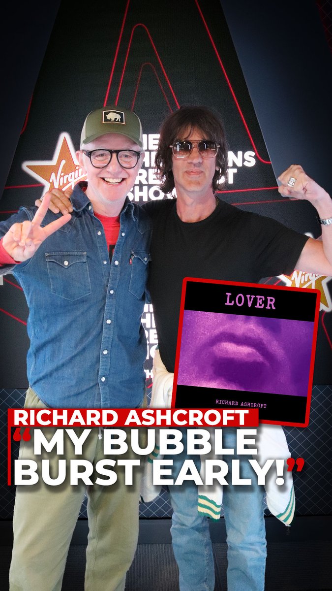 Richard Ashcroft remembers when Oasis supported The Verve 😱 Watch Richard Ashcroft's full interview from the Chris Evans Breakfast Show with The National Lottery about his new single 'Lover' ⤵️