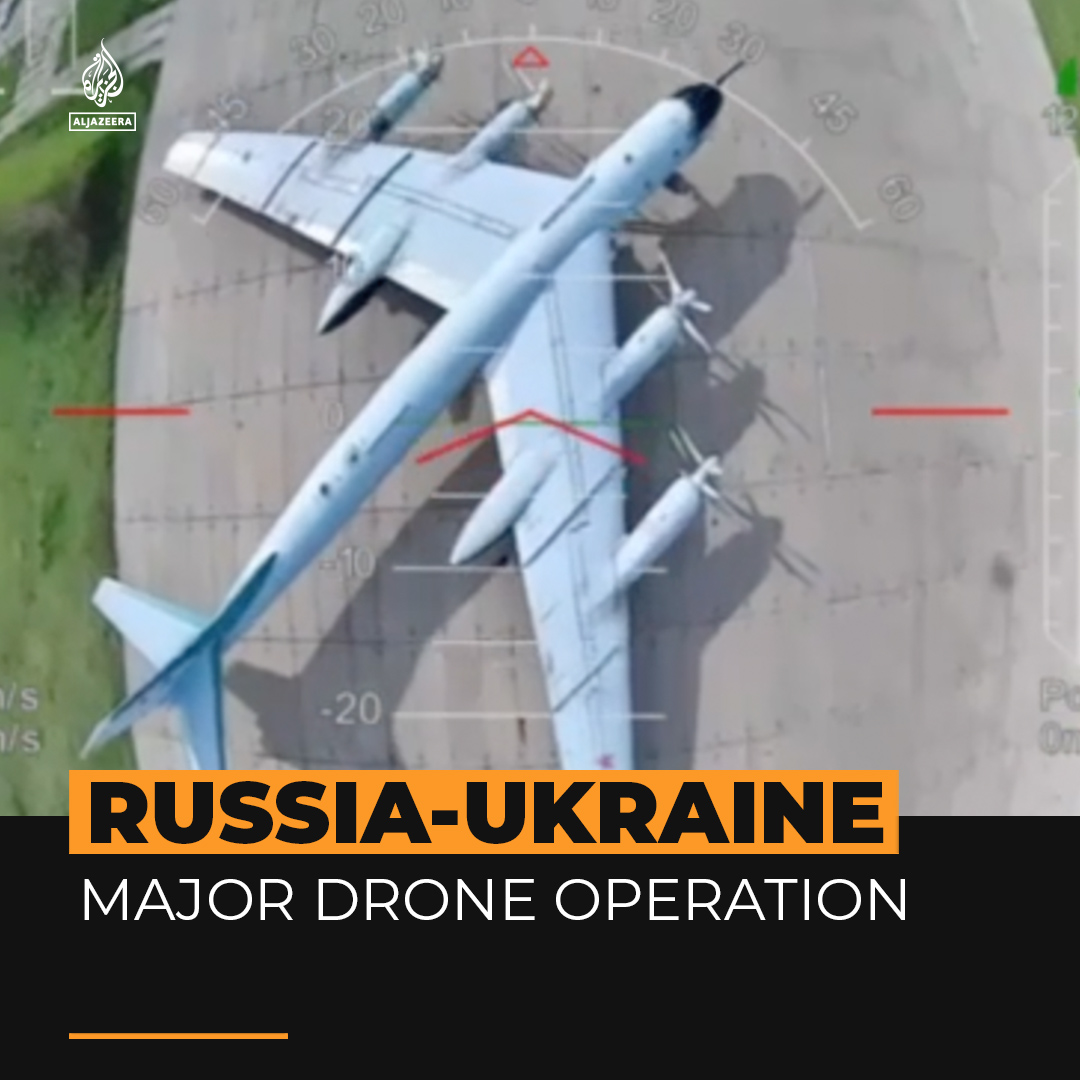 Ukraine says it struck 41 war planes deep inside Russian territory in a major operation using smuggled drones launched from the back of trucks within Russia.