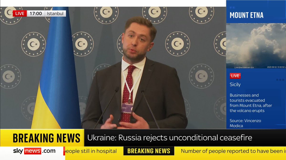 'Ukraine has passed over [to Russia] the list of children to be returned' Ukrainian officials say hundreds of children were forcibly removed from Ukrainian territory by Russian forces, and they want them returned as part of a peace deal. 📺 Sky 501/YT