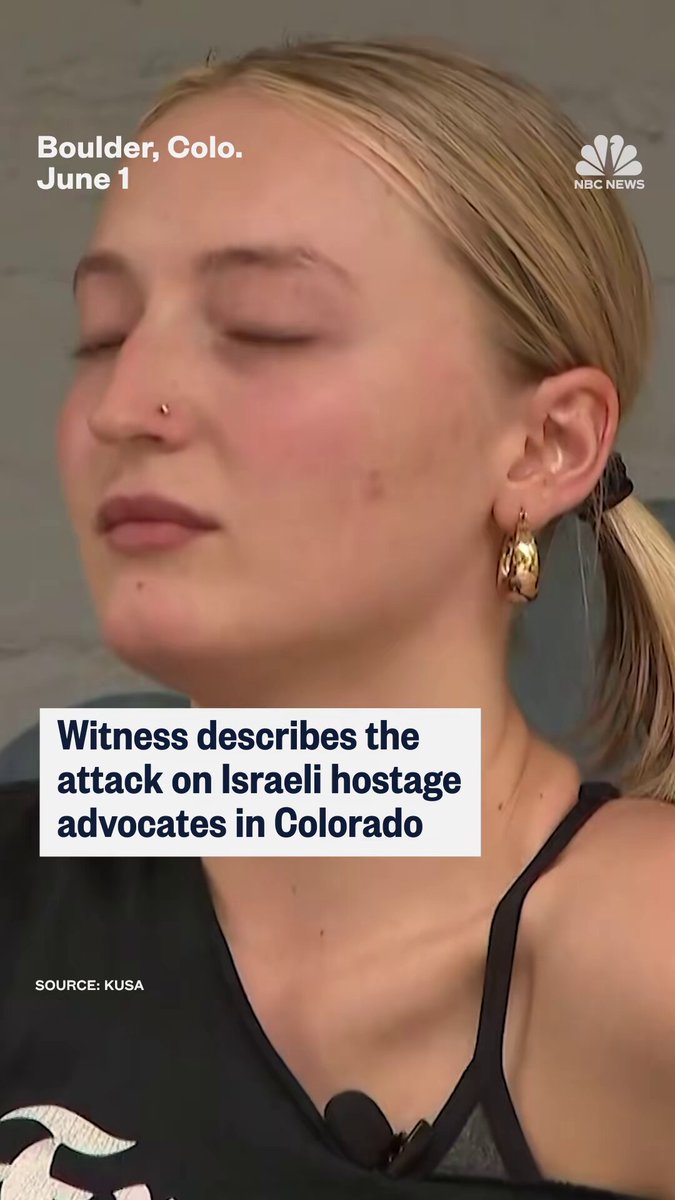 "I could not even make out her face. It looked like a lot of her hair had gotten. Sorry. I don't want to be gruesome..." A witness describes the aftermath of the terror attack on innocent Jews. FYI: All the comments I saw under this tragic TT post supported the TERR0RlST.