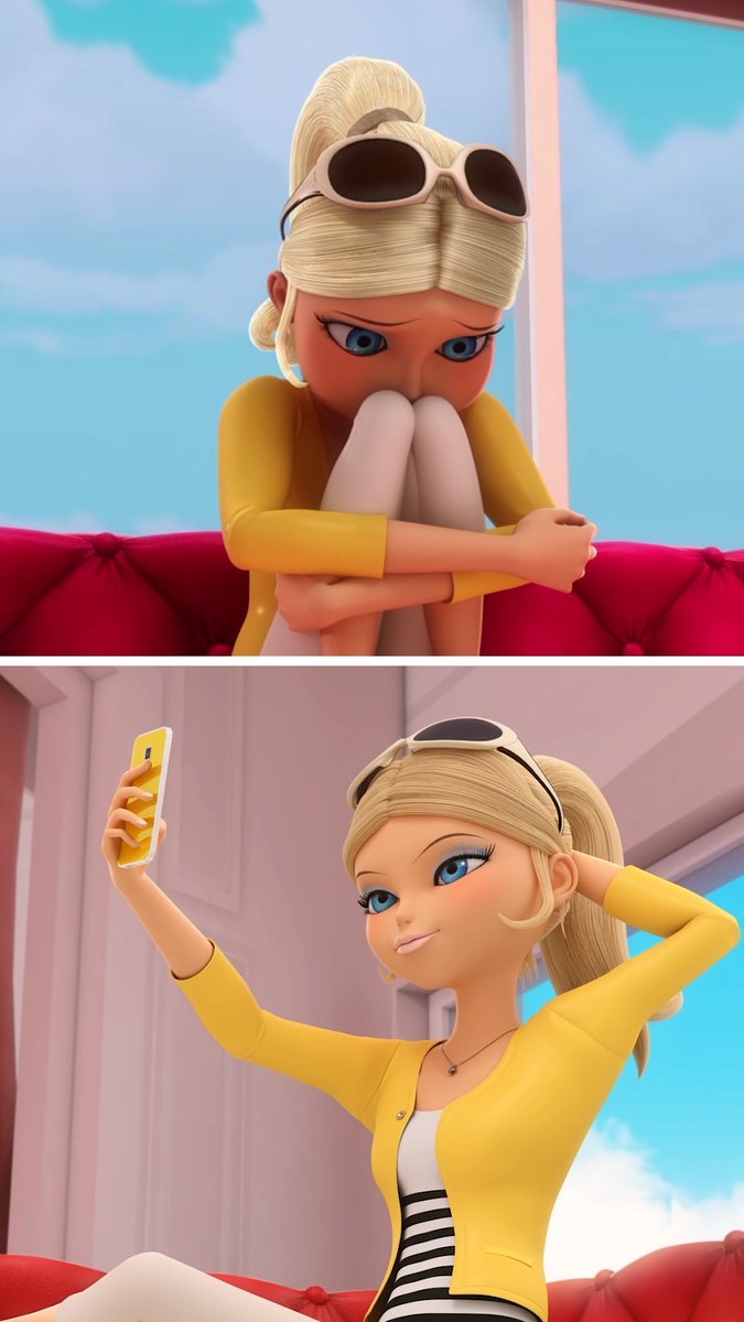 Same character, different moods.
