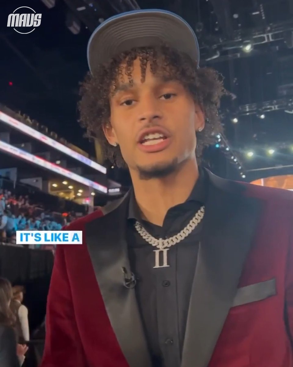 The day D-Live’s dream came true 🙏 Dereck Lively II // #MFFL #MavsDraft25