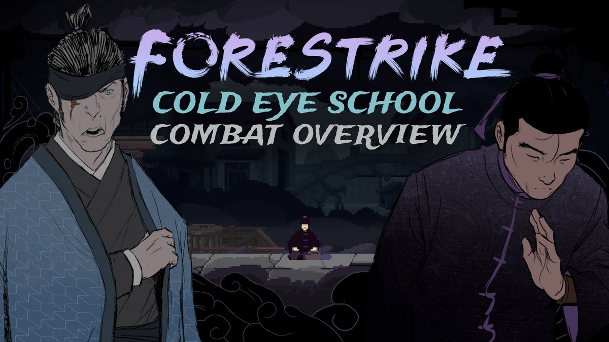 The Forestrike demo on Steam has a massive new update, adding the second of five schools of combat! The Cold Eye school is a brutal and resolute style that will teach you to embrace pain in order to deliver true justice. ❄️ 👀