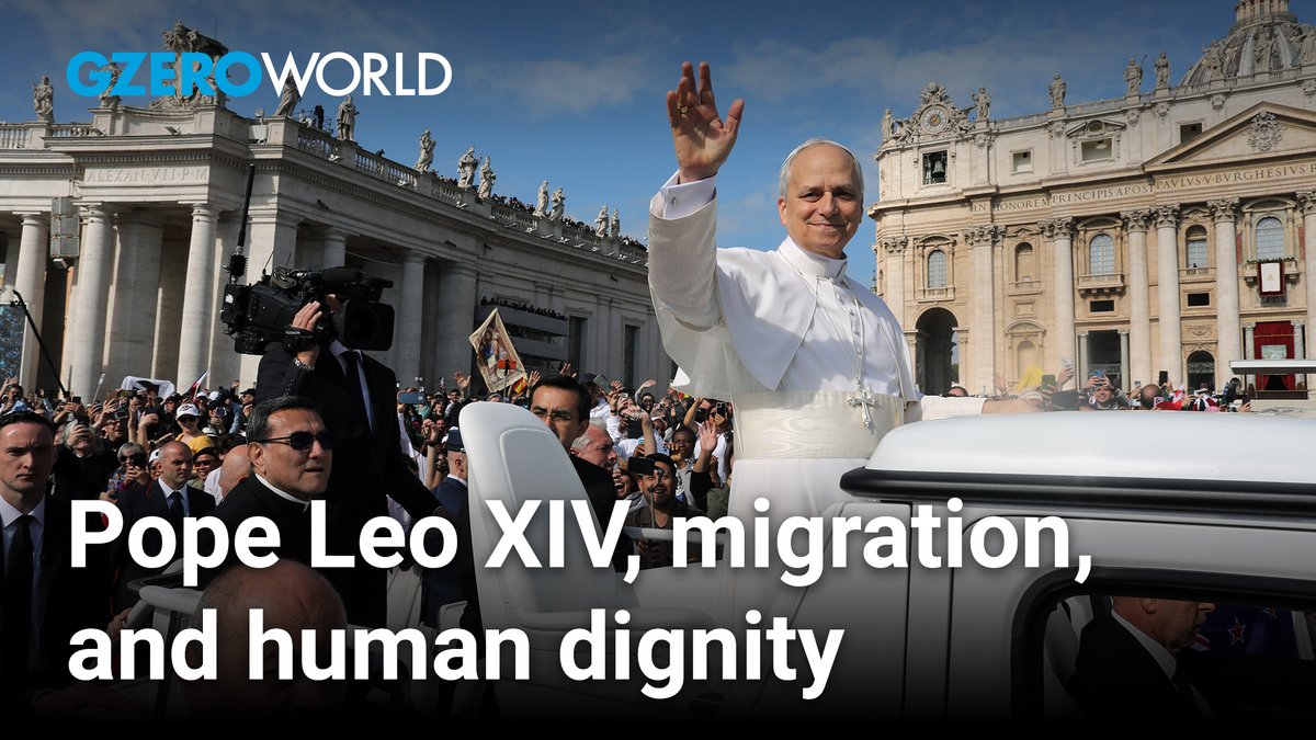 There's already every indication that Pope Leo XIV will be vocal on immigration. But James Martin, SJ tells ian bremmer the Pope’s stance isn’t political, it’s biblical: “His orientation is the Gospel, and the Gospel talks about welcoming the stranger.” #GZEROWorld