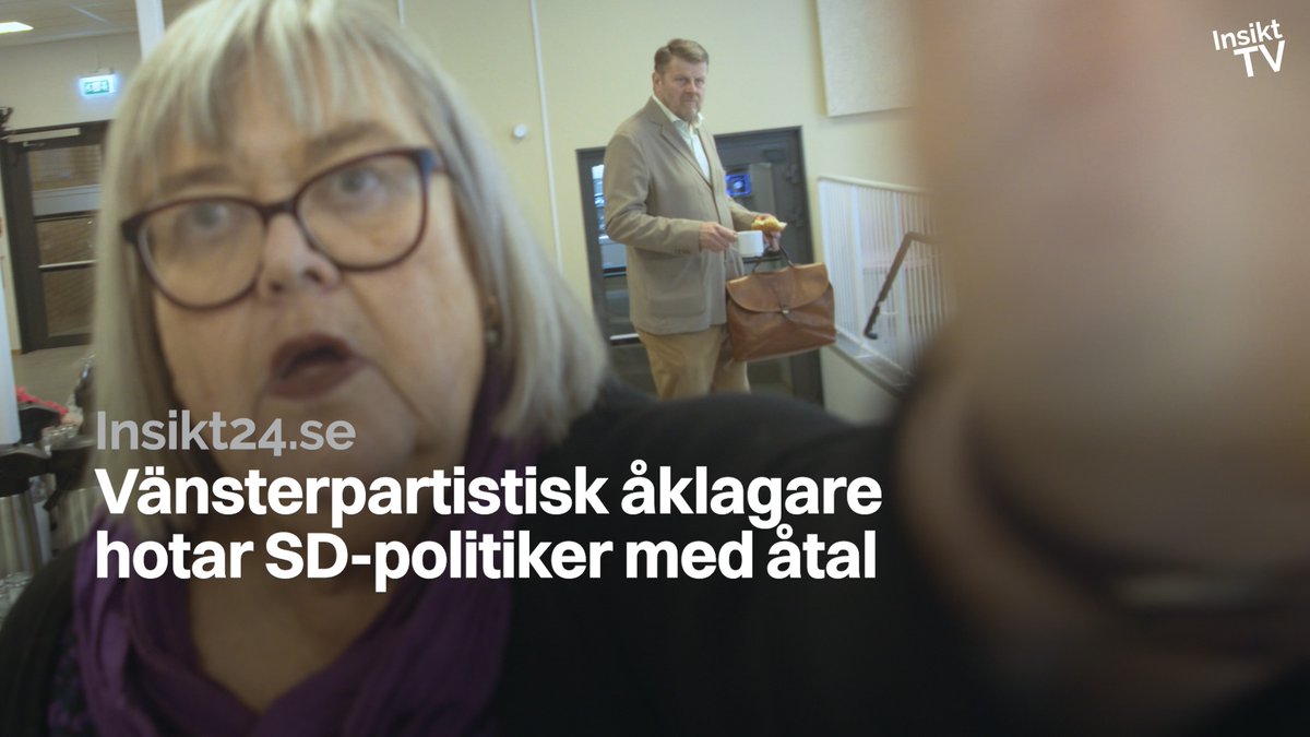Vänsterpartistiska åklagaren Ingela Svensson spårar ur efter kritiska frågor ▹ Se videoreportaget och läs mer om V-politikern här: ▹ Stöd Insikt24 genom att swisha 350 kronor till 123 524 6871 för en halvårsprenumeration.