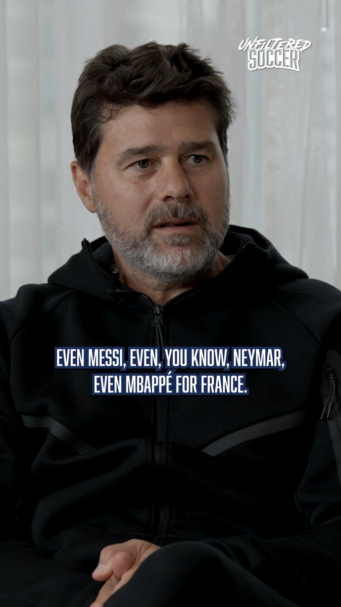 “Even Messi, Neymar, Mbappe for France … these guys are desperate to go to the national team. They don’t see if it’s a friendly, official, World Cup game. Doesn’t matter.” - USMNT head coach Mauricio Pochettino 🇺🇸🎙️