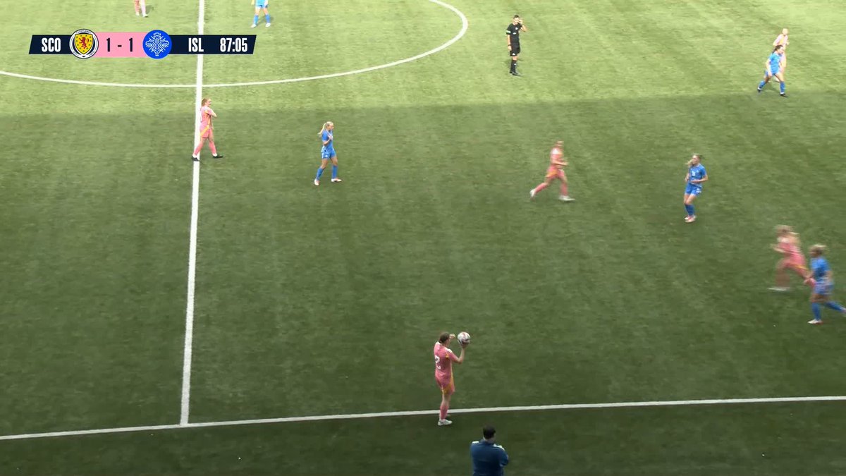 #SCOW23s | Another great run by Lisa Forrest to set up Jenny Smith to make it 2-1 Scotland! 📺 Watch live here: #YoungTeam