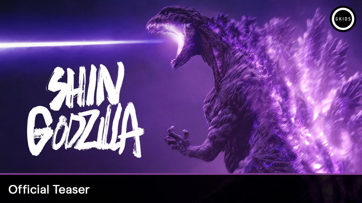 Something has surfaced in Tokyo Bay. Newly remastered in 4K, SHIN GODZILLA from directors Hideaki Anno and Shinji Higuchi returns to North American theatres starting August 14.