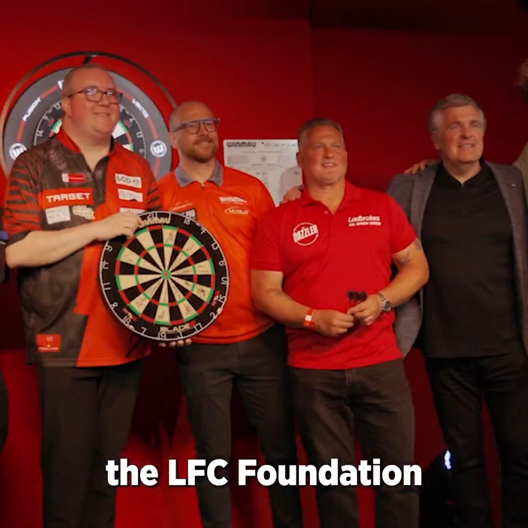 A night that hit the bullseye! 🎯 @SBunting180 and Darren Gough MBE joined Liverpool FC Legends and fans for a memorable night of darts at The Ladbrokes Anfield Open! 🙌 In support of the LFC Foundation ❤️