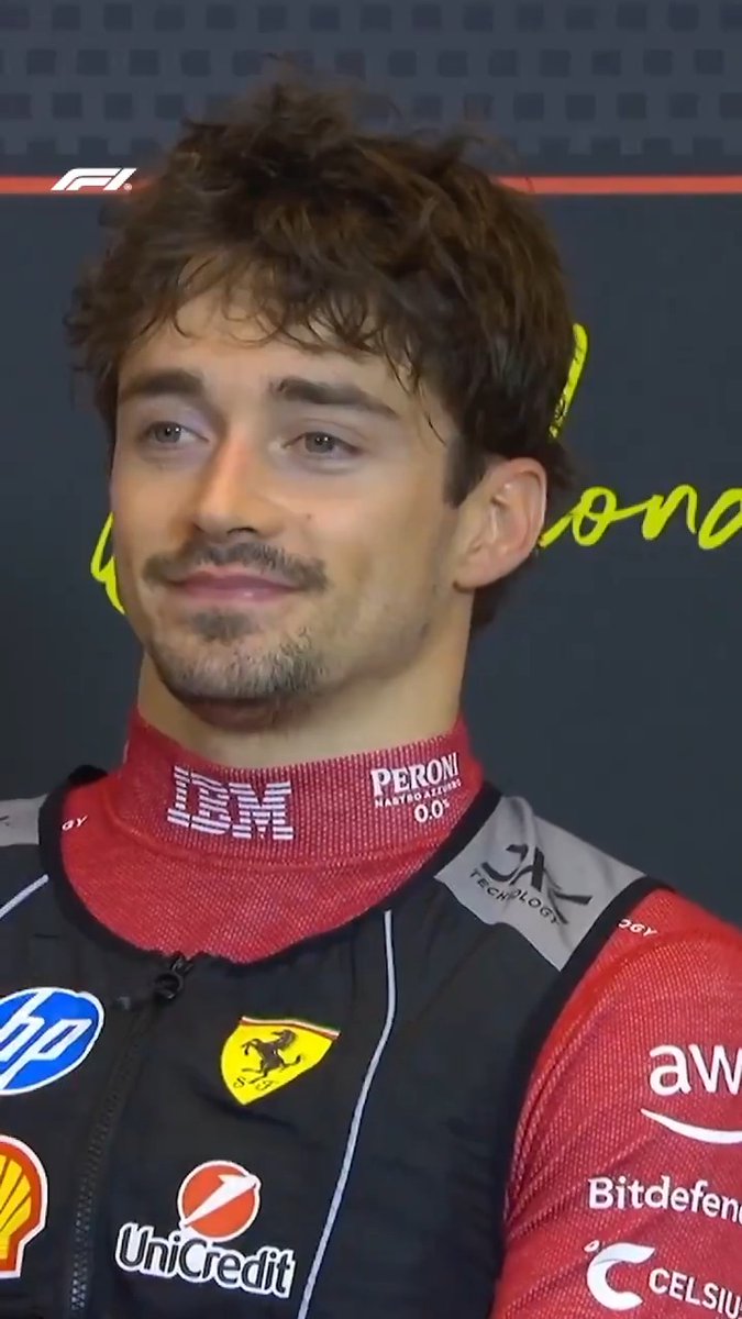 Wrong way, Charles! ⛔️ The awkward moment Leclerc tried to leave the post-race press conference in the wrong direction 😂 #F1 #SpanishGP