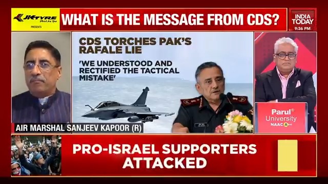 "The enemy country does not have anything much to show...": Retd Air Marshal Sanjeev Kapoor (kaps78) on the battle of narratives #OperationSindoor #NewsToday | @SardesaiRajdeep