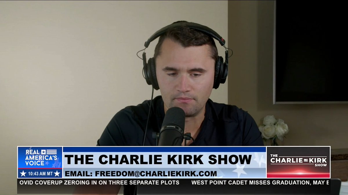 “TO THE JEWS OF AMERICA, HOW ARE YOU STILL VOTING DEMOCRAT AND WHY ARE YOU STILL GIVING MONEY TO THE INSTITUTIONS AND THE CHARITIES, AND THE POLITICAL PARTIES THAT HATE YOU AND WANT YOU DEAD.” Charlie Kirk's tolerance for American jews playing footsie with the left is zero.