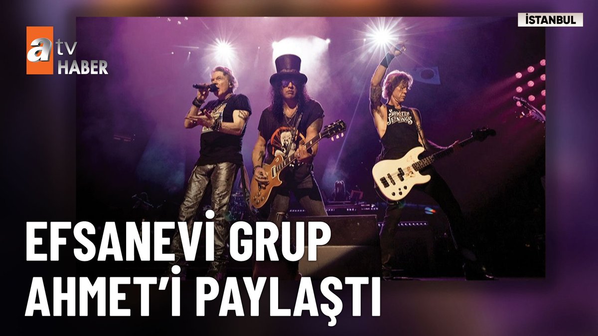 Katledilmeseydi konserde olacaktı… Efsanevi grup Guns N’ Roses'dan konser öncesi Mattia Ahmet Minguzzi paylaşımı #atvHaber #GunsNRoses #konser #MattiaAhmetMinguzzi