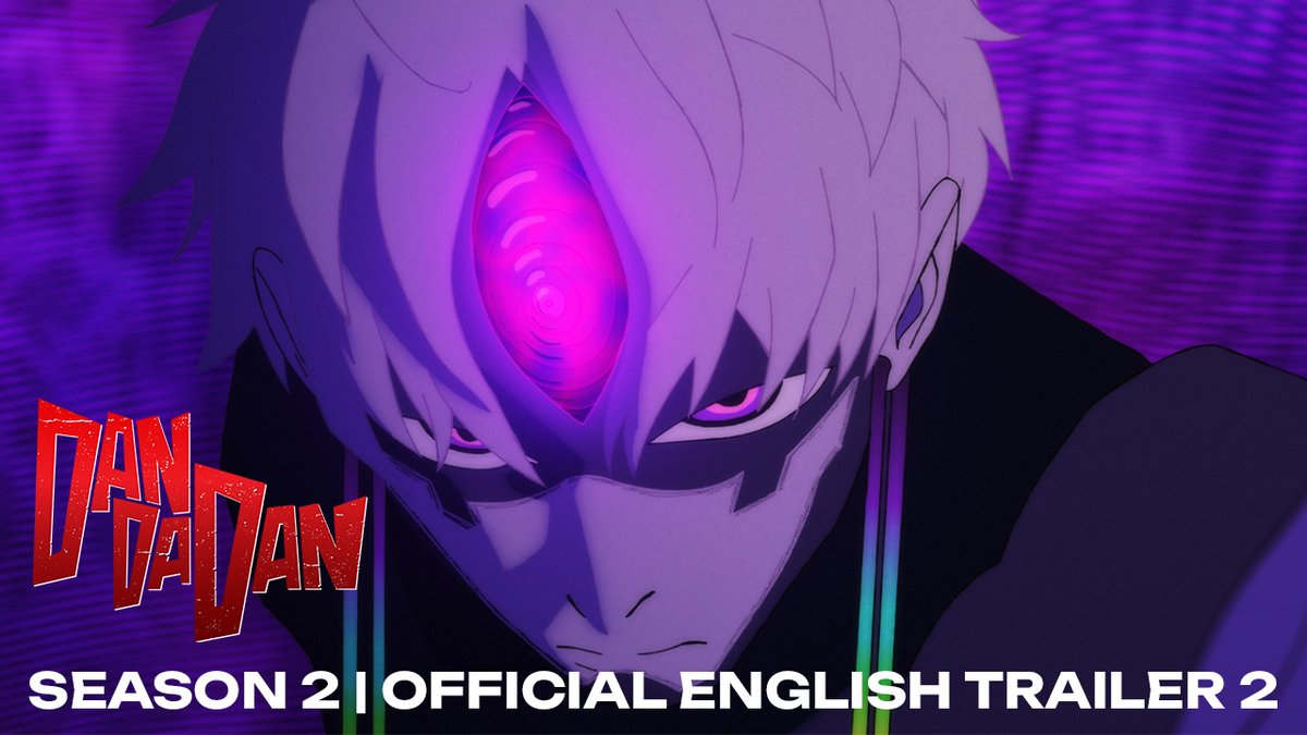 I spy with my Evil Eye... a new English dub trailer for #DANDADAN Season Two! 👁️ Streaming begins July 3. Catch the first three episodes in DAN DA DAN: EVIL EYE, playing in cinemas worldwide!