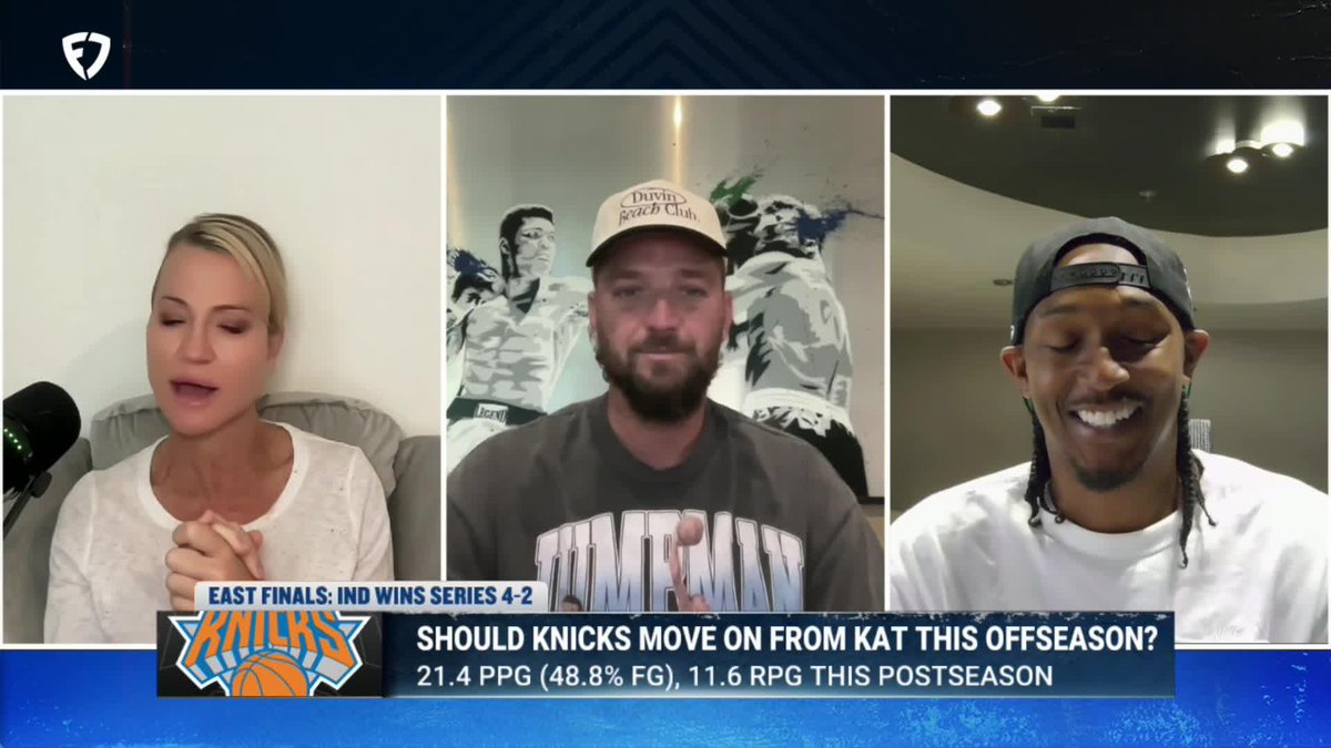 "Get off KAT's back... That was his first season as a New York Knick and they got to the ECF... If it wasn't for KAT, y'all would've been sent home 72 hours earlier anyways." Lou Williams on people criticizing Karl-Anthony Towns 🗣️ (via Run It Back)
