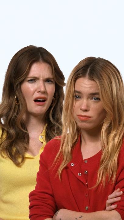 Meghann Fahy and Milly Alcock are just as sisterly in real life as they are in SIRENS.