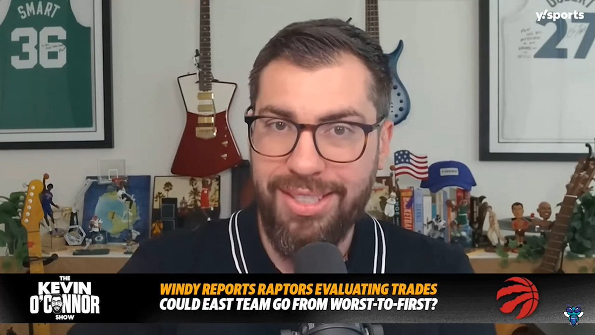 🎙️ Kevin O'Connor sees big potential for the Charlotte Hornets to make bold moves. 🤔 "The Hornets are interesting. They have 10 future first-round picks. They have 11 future second-round picks. They have a ton of youth on their team—good youth. They have tradable salaries. LaMelo Ball is a former All-Star. I know he's always hurt, but he is an All-Star caliber player. He is nearing the prime of his career. They have new owners. They have a new front office. There is incentive." "The Hornets, quietly, to me, if they wanted to trade the #4 pick for your first star and then trade some young guys and a bunch of future picks for your second star, pairing them with LaMelo Ball and Brandon Miller, something could happen in Charlotte if they wanted it to happen."