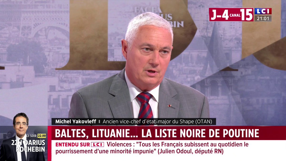 🗣️ "Si Poutine avait su le 24 février 2022 que ça allait se passer comme ça, je ne pense pas qu'il aurait fait la guerre" avance le général Michel Yakovleff ▶️ Darius Rochebin