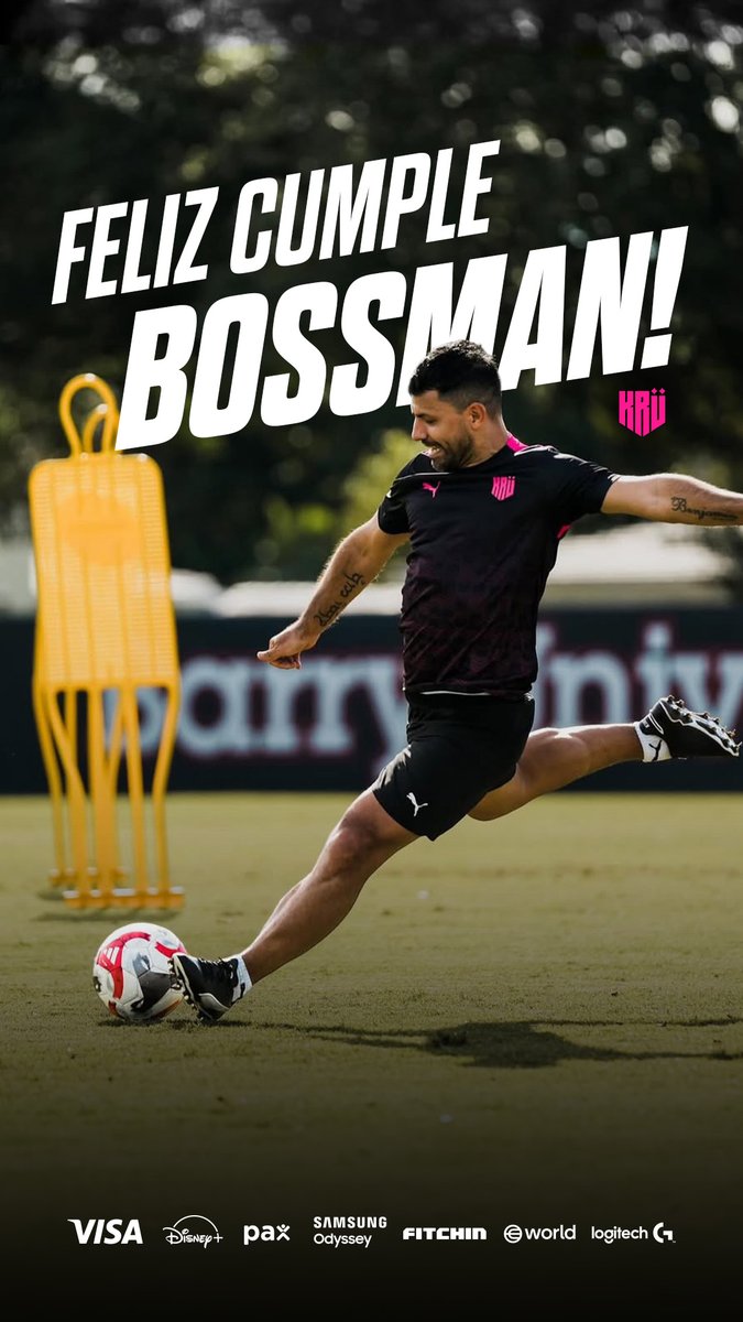 EL BOSSMAN ESTÁ DE CUMPLE! 🥳🎂 Y de parte de todo KRÜ te deseamos un muy lindo día 🤟 Vos también dejale tu saludito a Sergio Kun Aguero acá abajo!