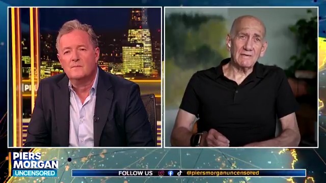 'It's now time for President Trump to say to Netanyahu, 'that's all. Enough is enough'.' Former Israeli Prime Minister Ehud Olmert urges the President to step in for Gaza: "He is the voice of restraint and of reason." 📺 Piers Morgan | Donald J. Trump