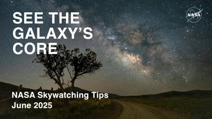 It's showtime! 🍿 Grab some popcorn and head outside for June's night sky sightings, featuring our solar system's finest — Venus, Mars, Jupiter, Mercury, and Saturn — and views of our galaxy during the Milky Way Core Season. Details: