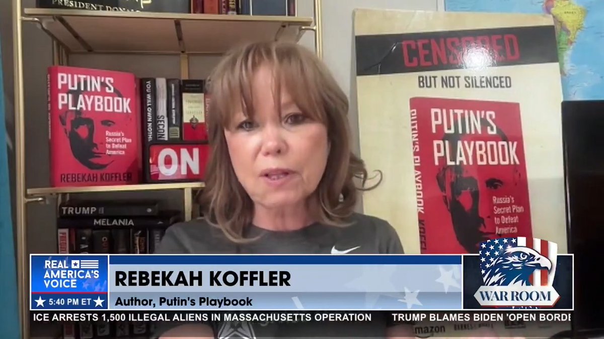 "THE UNITED STATES IS NOW, OFFICIALLY, IN A DIRECT KINETIC WAR WITH MOSCOW BECAUSE OF HOW RUSSIA LOOKS AT THINGS." - Rebekah Koffler Bannon’s WarRoom