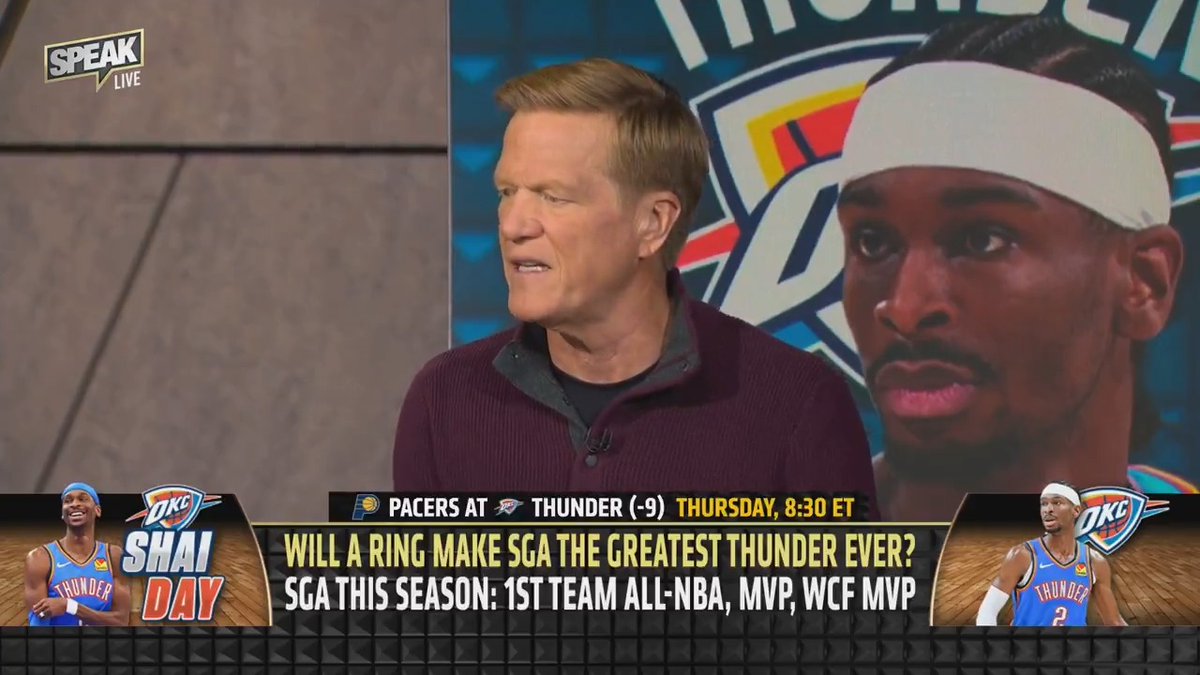 .Ric Bucher: Winning a championship won't make Shai Gilgeous-Alexander the greatest Thunder ever. "I'm sure SGA will get there at some point, but having 1 great year vs all the great years that Kevin Durant had, I'm gonna give KD the nod for years of service."