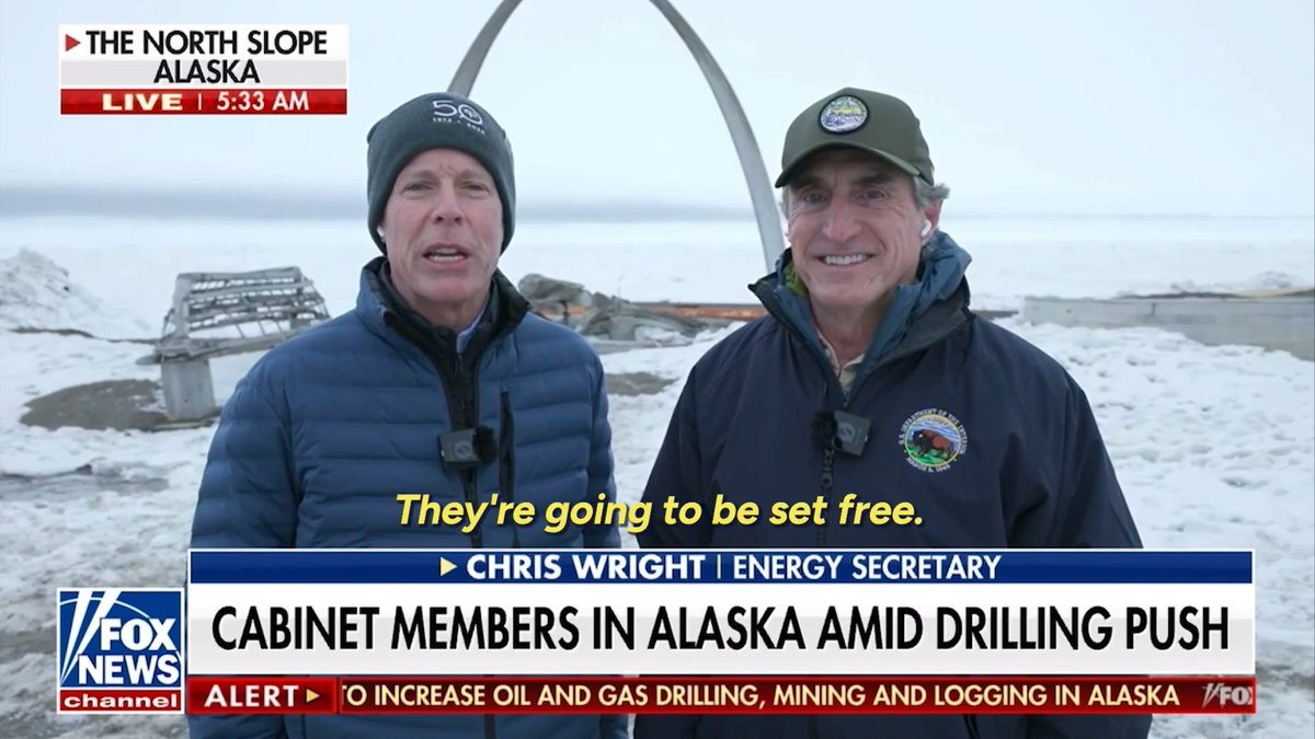 Thank you, President Donald J. Trump for FINALLY setting Alaska's abundant energy FREE!