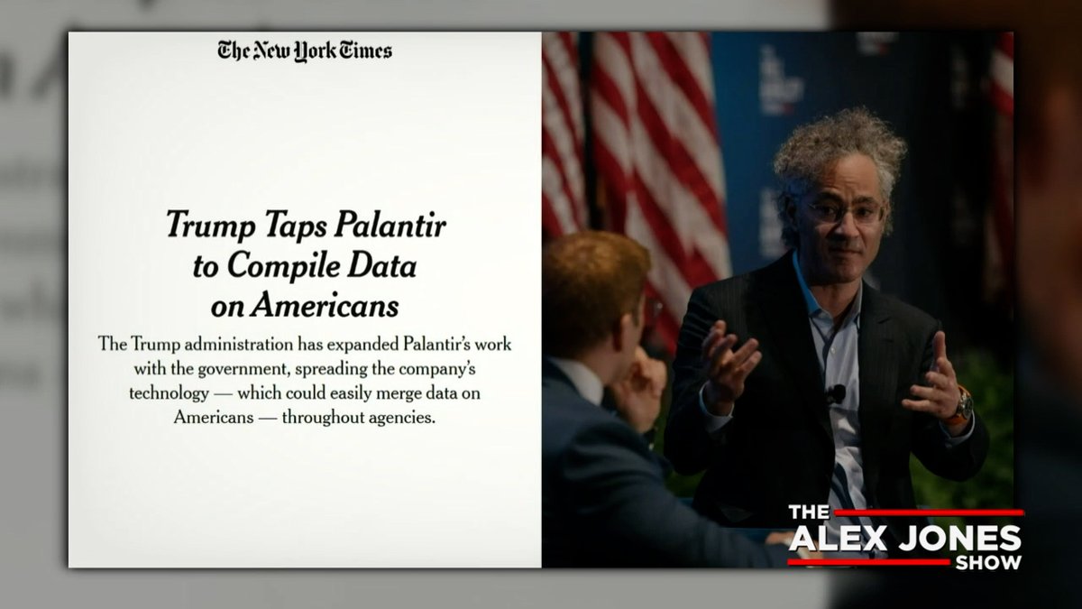 EXCLUSIVE: Alex Jones Responds To The Palantir Hysteria & Lays Out What's Really Happening