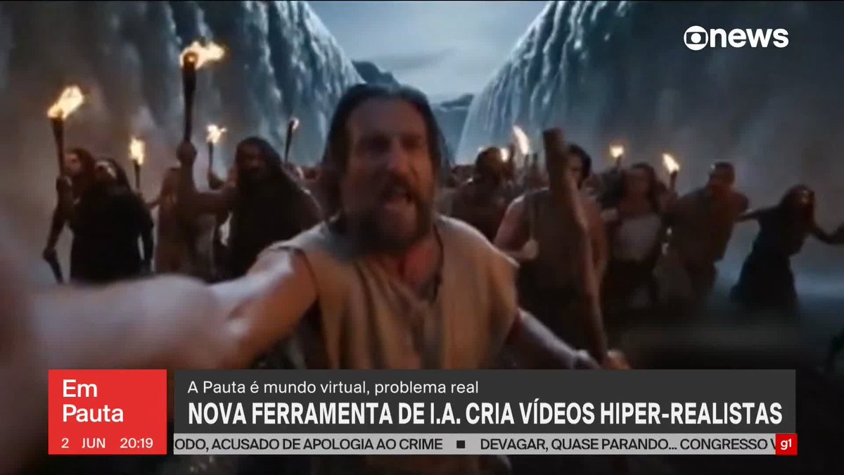 Uma nova ferramenta lançada recentemente pelo Google já está gerando muita discussão. Com o uso da Inteligência Artificial, ela cria vídeos ultra, mega, hiper-realistas. Veja. ➡ Assista ao #EmPauta: #GloboNews