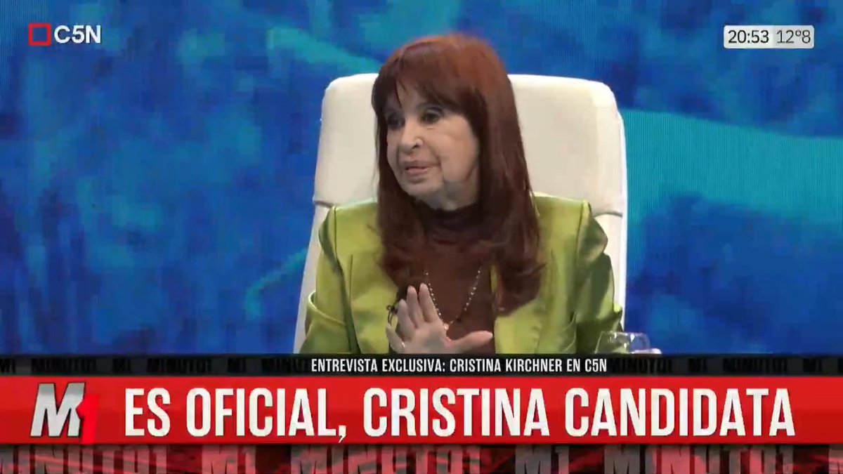 "Cristina": Porque Cristina Kirchner anunció que será candidata en las elecciones legislativas de la provincia de Buenos Aires
