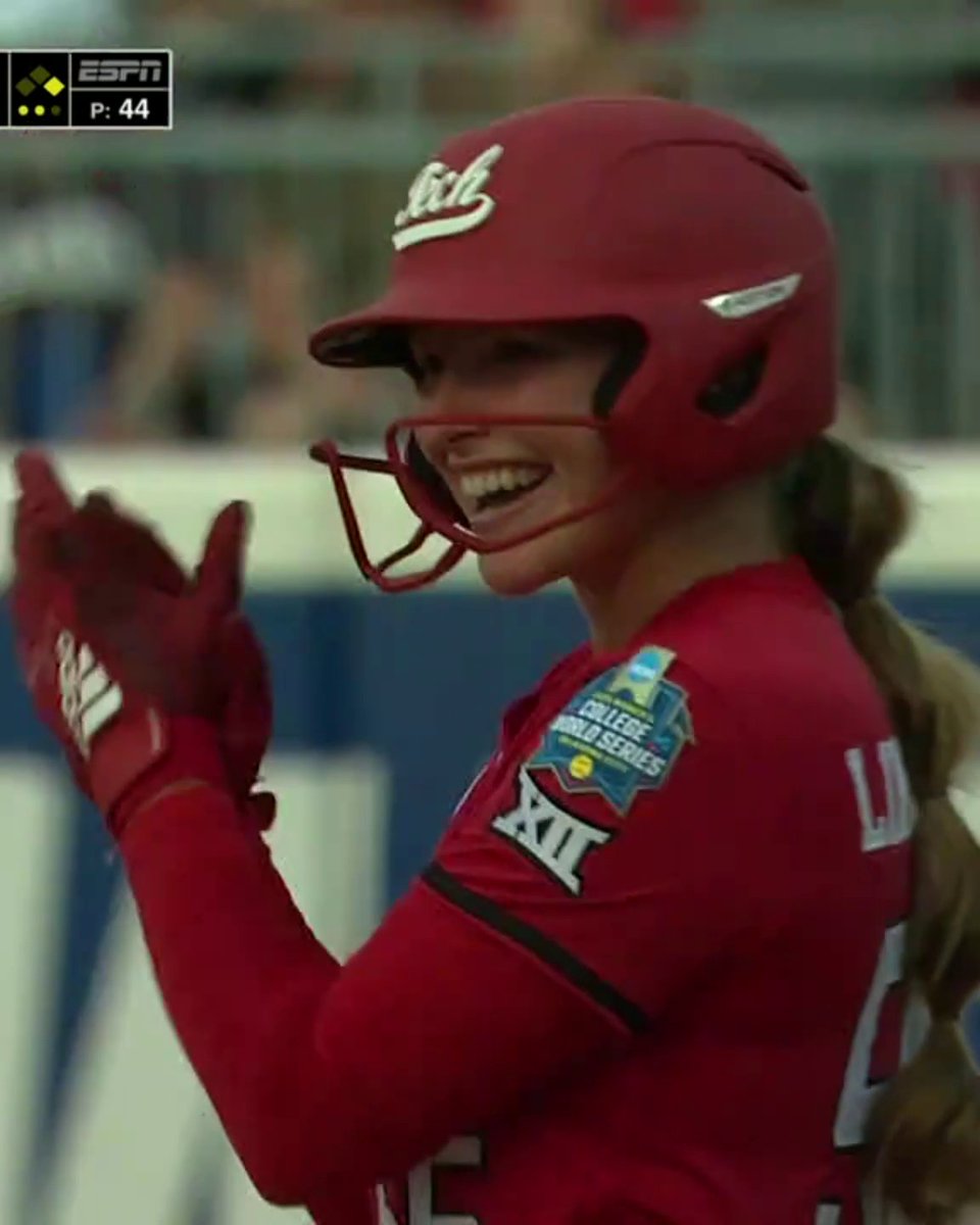 Texas Tech putting multiple first pitches in play to break open a two-run 2nd inning 🔥 📺 ESPN/ESPN+