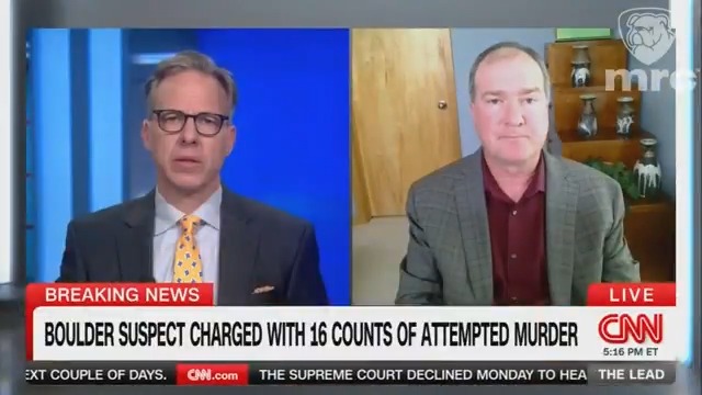 CNN’s Jake Tapper notes the increasing normalization of anti-Semitism and associated violence on the far-left and asks the Mayor of Boulder Colorado if Democrats should be doing more to call it out…