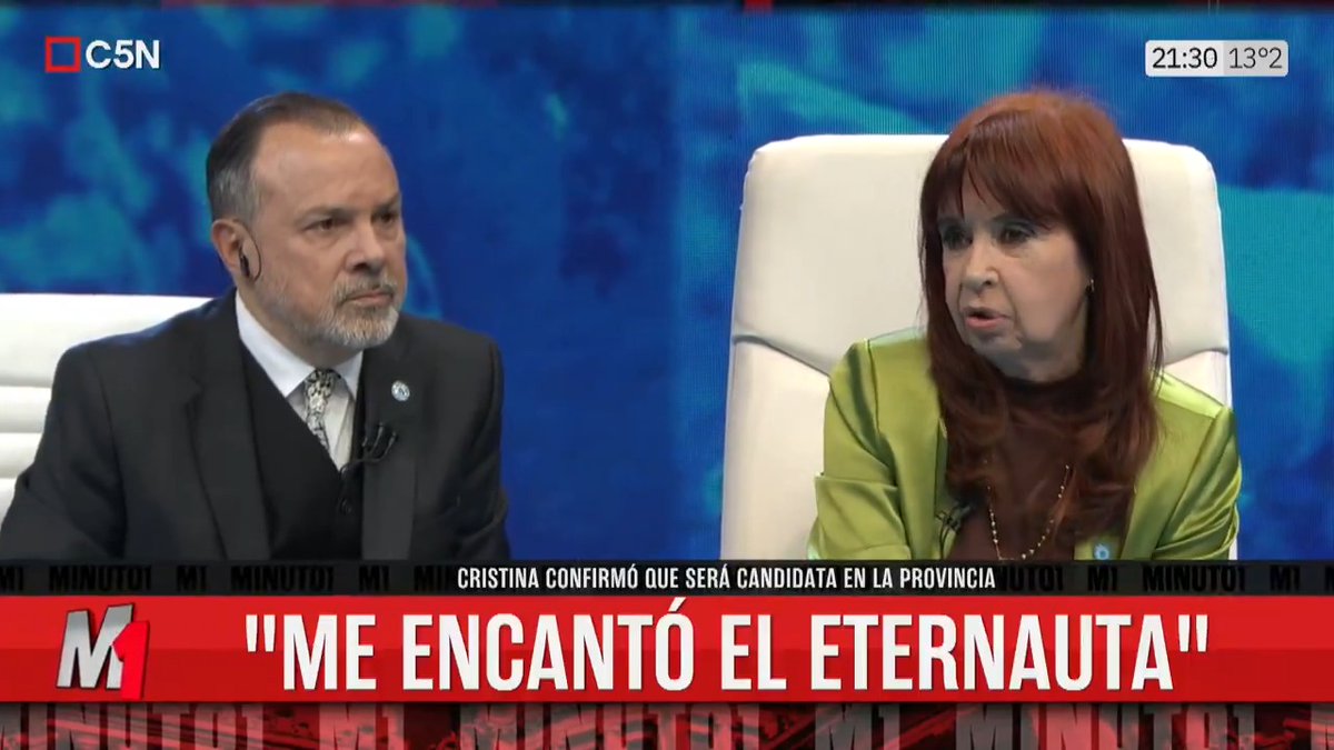 🎬💬 Cristina Kirchner: "Me encantó El Eternauta" #CristinaEnM1 📲 Seguí C5N EN VIVO por 👉