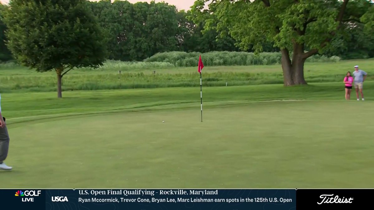 A pair of bogeys for Peterson and Blair on the third playoff hole. The action continues from Springfield.